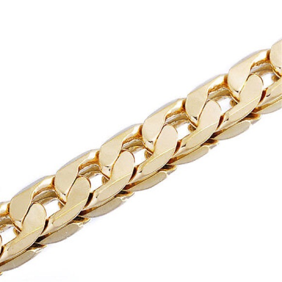 New 18k Gold Unisex Cuban Link Classic Minimalist Chain Handcrafted Necklace - Picture 13 of 16